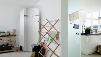 pompa ciepła ulokowana w kuchni