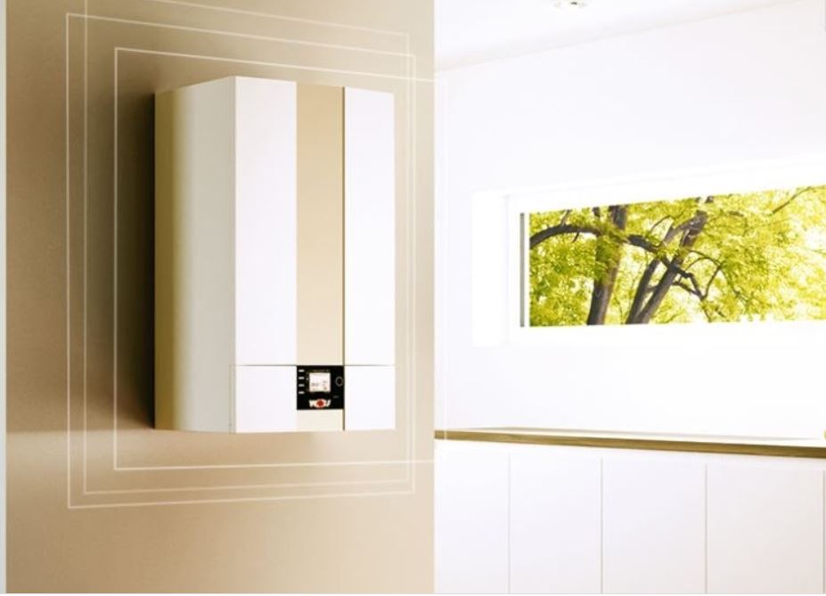 kocioł gazowy w przedpokoju