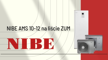 NIBE AMS 10-12 ponownie na liście Zielonych Urządzeń i Materiałów (ZUM)