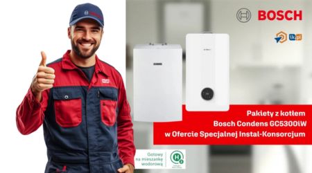 Oferta Specjalna BOSCH - Pakiety z kotłem Bosch Condens GC5300iW