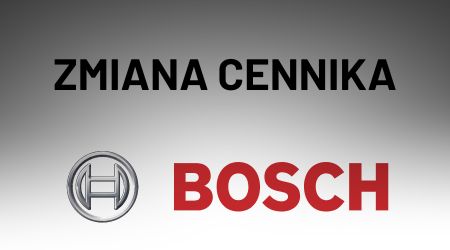 Nowy cennik Bosch Elektronarzędzia - od 01.02.2026