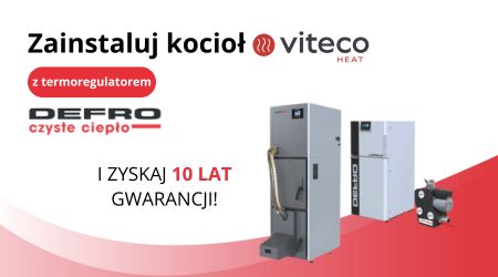 VITECO - 10 lat gwarancji na szczelność wymiennika z termoregulatorem DEFRO