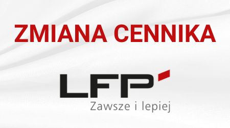 LFP - Zmiana cennika od 01.03.2026