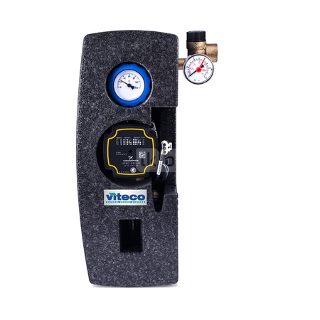 Solarna dwudrogowa grupa pompowa Viteco 2D/2-14L (z pompą elektroniczną Wilo YONOS PARA ST 15/7.0 PWM2, z rotametrem 2-14 l/min)