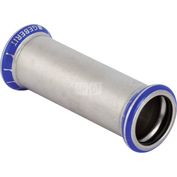 Mufa GEBERIT Mapress Edelstahl przesuwna Stal nierdzewna x Stal nierdzewna 108mm x 108mm DN 100 x DN 100 (Mufa zaciskowa x Mufa zaciskowa)
