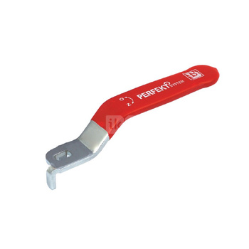 R-PHA Rączka czerwona do kurka PHA-001 3" bez etykietki na kurku