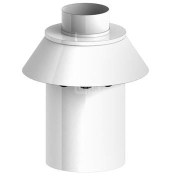 Zakończenie pionowe systemu TWIN długość 250mm Ø60/100mm