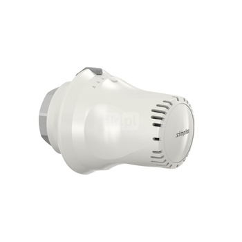 GŁOWICA TERMOSTATYCZNA TC-S4, M30x1,5 PRZYŁĄCZE GWINTOWANE, BIAŁA/Z NASTAWĄ ZERA