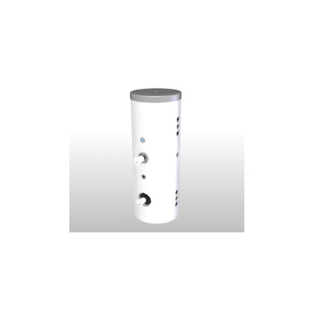 Zbiornik buforowy stojący ELEKTROMET WGJ-B INOX PV 200L, z wężownicą, izolacja: pianka polistyrenowa, kolor: skay biały