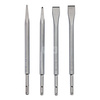 Zestaw dłut SDS plus, 4 szt. 4pcs SDS plus chisel set: 2 pointed chisels 250mm, 2 flat chisels 250mm