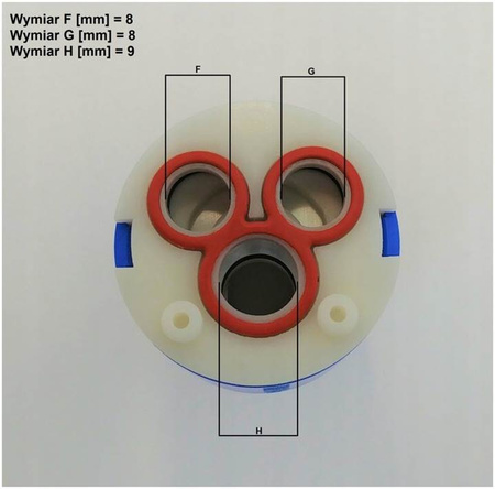 Głowica 35 mm niska do baterii Omnires CZ0033