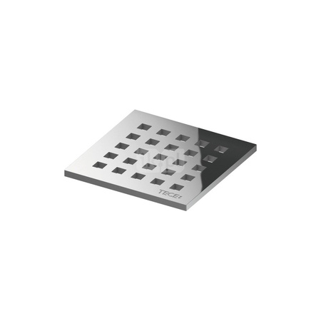 TECEdrainpoint S - ruszt ozdobny quadratum ze stali nierdzewnej 100 x 100 mm