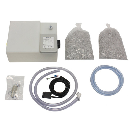 Neutralizator kondensatu z pompą (dla kotłów o mocy do 200 kW), z granulatem neutralizującym 10 kg