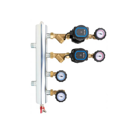 Zestaw mieszający ze sprzęgłem hydraulicznym BPS 900 AP, dwa człony bez mieszania, pompy AFRISO APH