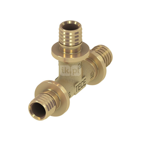 TECEflex - Trójnik 90st. z brązu 25 x 25 x 25 mm