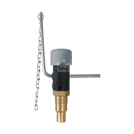 Miarkownik ciągu FR1, zakres regulacji 30-90°C, G3/4"