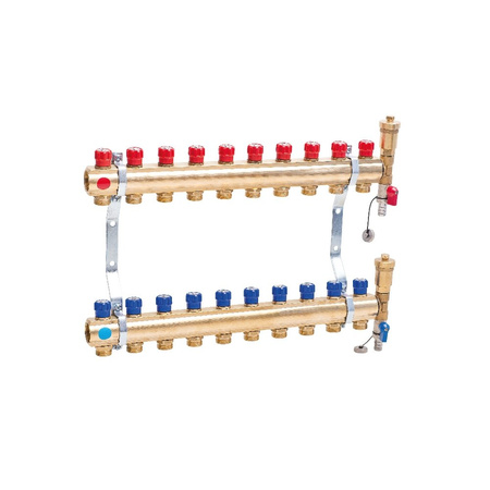 PHA-109A/1 6-obwodowy PN10 Rozdzielacz CuZn