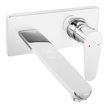 ALGEO bateria umywalkowa podtynkowa, wylewka 22 cm, chrom