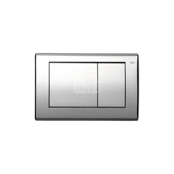 TECEplanus - przycisk spłukujący do WC z metalu, chrom połysk, podwójny