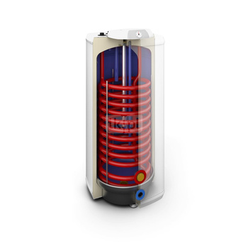 Wymiennik z wężownicą spiralną SGW(S) Vulcan Kombi 140 l., stojący