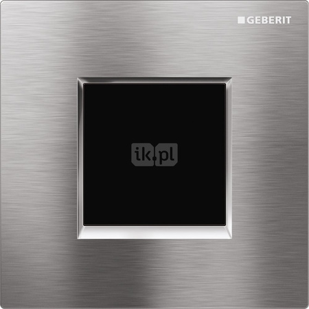 Elektroniczny zawór spłukujący Geberit do pisuaru, zasilanie 230V, Typ 30, chrom szczotk.-chrom bł.