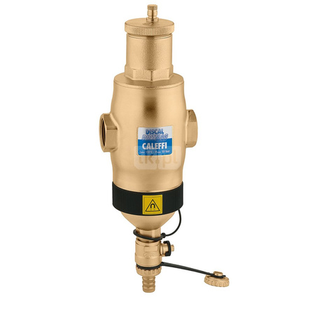 DISCALDIRTMAG Separator powietrza-separator zanieczyszczeń z magnesem. Wykonany z mosiądzu 3/4''