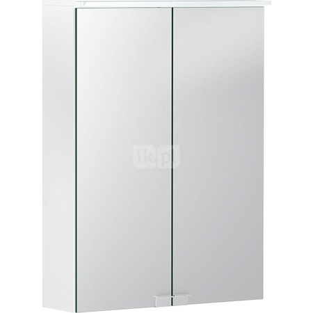 Szafka z lustrem Geberit Option Basic B50, z oświetleniem, dwoje drzwi