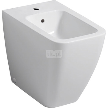 Standardowy bidet Geberit iCon Square przylegający do ściany