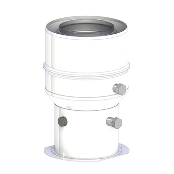 Złączka kotła Termet Econcondens Crystal 50kW Ø80/125mm z króćcami pomiarowymi i uszczelkami