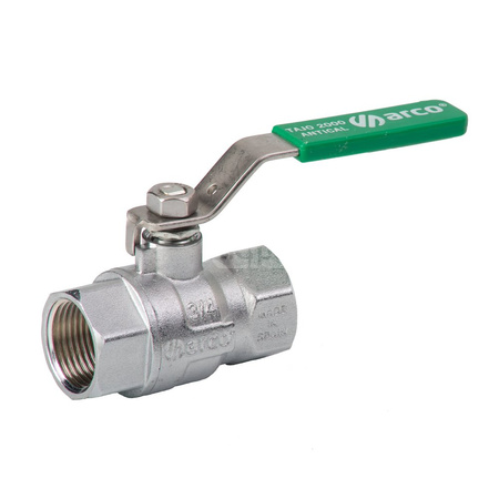 TAJO 2000 zawór kulowy antykamienny, 1 1/4 GW x 1 1/4 GW, uchwyt nierdzewny 