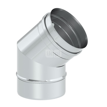 Kolano 45st. fi80mm z uszczelką