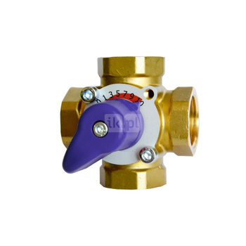 Zawór obrotowy czterodrogowy Concept By WOMIX GZM 4-25, 12kv, 1"