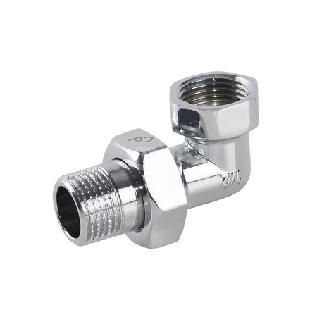 1048CH G1/2 WZ PN16 Śrubunek kątowy o-ring chromowany CuZn-C