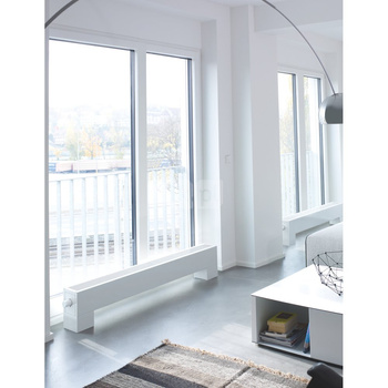 Grzejnik konwektorowy ZEHNDER Stana Neo 280/1000mm, kolor Biały, moc 1895W