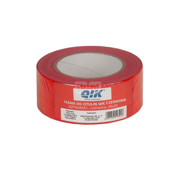 Taśma do otulin QIK czerwona, rolka 48mm x 45 mb