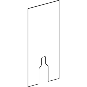 Pokrycie przednie Monolith WC 114, S, Efekt łupka