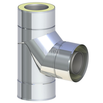 Kolano 87° Ø80mm z podporą