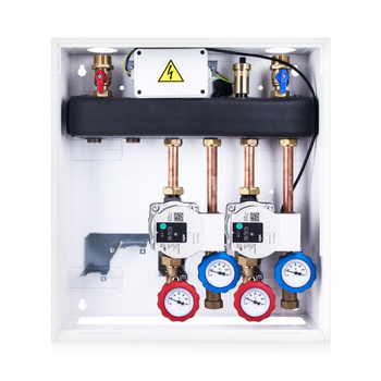 Grupa pompowa VITZONE 110 - 2 bezpośrednie pompowe obiegi grzewcze, bez podmieszania