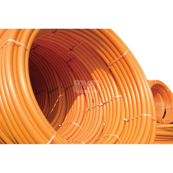 Rura PE do gazu, 200x18,2, pomarańczowo-czarna, RC PE100 SDR11