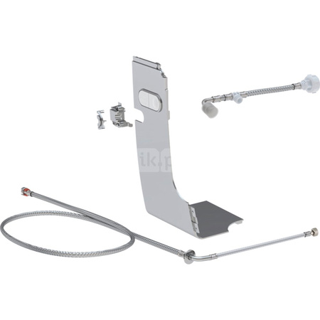 Zestaw przyłączeniowy AquaClean Mera do spłuczek podtynkowych Kappa 19.5cm biały-alpin