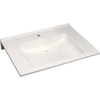 Umywalka Geberit Publica 70x55 cm, narożna konstrukcja