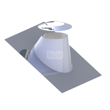 Przejście dachowe 26-35° aluminiowe z kołnierzem Ø80mm