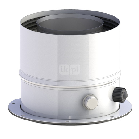 Ferroli złączka kotła z króćcami pomiarowymi Divacondens F24 F28 Bluehelix PRO 25C, 32C Bluehelix TECH 25C, 18/25/35A 60 fi60/100-60/100mm z uszczelką