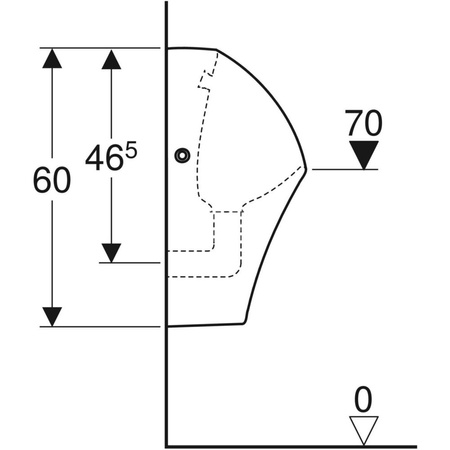 Pisuar Geberit Narva bezwodny