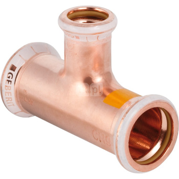Trójnik Geberit Mapress Kupfer Gas redukcyjny d54-28
