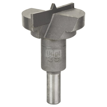 Wiertła do otworów pod zawiasy, z węglikami spiekanymi D = 35,0 mm, L = 56 mm