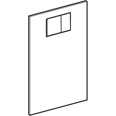 Płyta ozdobna AqC, szkło białe