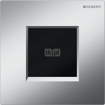 Elektroniczny zawór spłukujący Geberit do pisuaru, zasilanie bateryjne, Typ 30, chrom mat-chrom bł.