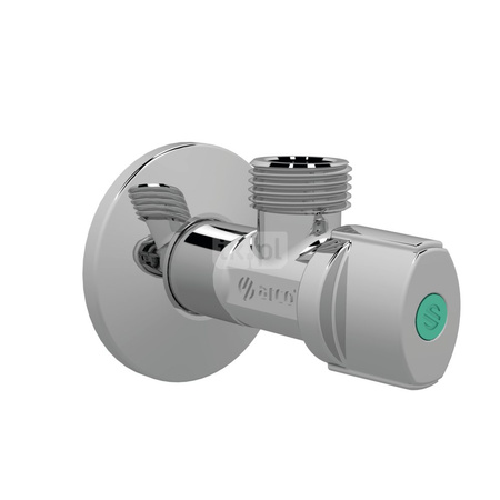 A 80 X-Flow, zawór kątowy, antykamienny, 1-2GZ x 1-2GZ, bez nakrętki, uchwyt metalowy