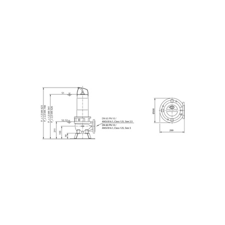 Pompa zanurzeniowa do ścieków WILO Rexa FIT 1x230V, moc 2.1W